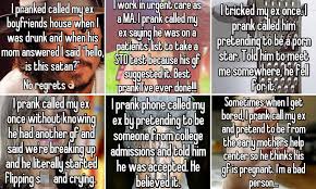 Pranking, or playing a practical joke on someone, is a time honored tradition among friends, enemies, and professionals alike. People Reveal The Cruel Pranks They Ve Played On Their Ex Partners Daily Mail Online