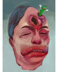 Some digital scrawlings I've done this past year! Do you want art for your  event flyer/poster? Contact me!