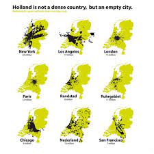 United kingdom is approximately 243,610 sq km, while gibraltar is approximately 7 sq km, making gibraltar 0.0% the size of united kingdom. Holland Is Not A Dense Country But An Empty City Brilliant Maps