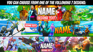 Fortnite banner template awesome 63. Design Fortnite Banner In 12 Hours By Sypexxdesign Fiverr