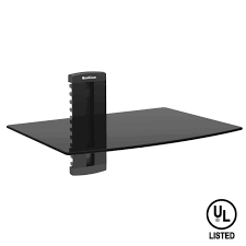 The wall mount dvd shelf has a 5mm black tempered glass, and it supports up to 17.6 lbs. Floating Shelves For Dvd Player You Ll Love In 2021 Visualhunt
