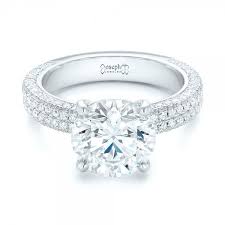 Custom Diamond Engagement Ring 102971 Seattle Bellevue Joseph Jewelry Custom Diamond Engagement Rings Diamond Engagement Rings Custom Engagement Ring