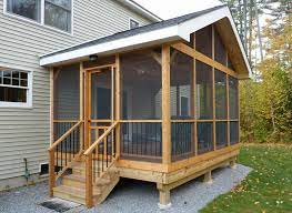 8 Fantastic Screen House For Deck Gallery Wooden Exterior Woodplans101 Com Screened In Porch Diy Screened In Porch Plans Porch Plans