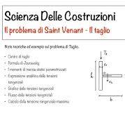 Scienza Delle Costruzioni: Saint Venant – Il Taglio - Lezione 5.1