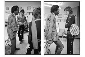 Chuck Berry and Mick Jagger 🤟