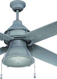Craftmade outdoor ceiling fan with cfl light par52agv4 port arbor 4 blade 52 inch wet for patio, galvanized. Craftmade Par52agv4 52 Complete Galvanized Metal Ceiling Fan With Light From The Port Arbor Collection Outdoor Ce Fan Light Outdoor Ceiling Fans Ceiling Fan
