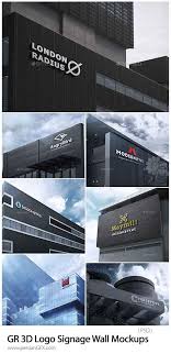 Download 10 Mukup Open Layer 3d Logo Na Parede E Construcao De Graficos Do Rio Graphicriver 3d Logotipo Sig Free Logo Mockup Psd Mall Facade Free Logo Mockup