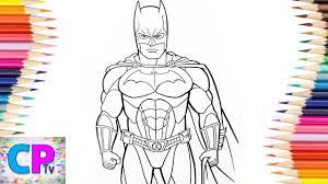 Batman easy superhero coloring pages. Batman Coloring Pages Actually The First Batman Coloring Page On My Channel Superhero Coloring Tv Youtube