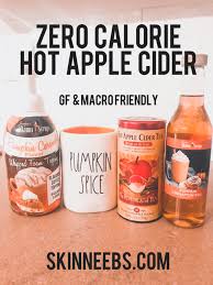 Zero Calorie Hot Apple Cider Skinnee B S