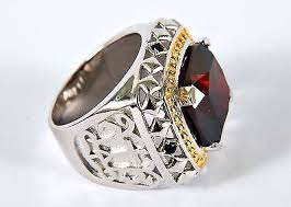 New Men S Clergy Apostle Ring Sterling Silver Subs166 S R Red Ebay Mens Silver Rings Amethyst Birthstone Bishop Ring