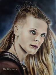 Shorthair long hair and braids in 1 portrait what more do you want.😀  Iwatta sb createx 30x40 cm Lana van Guard High-tech paper