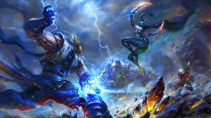 Tons of awesome phantom assassin wallpapers to download for free. Dota 2 Zeus Vs Phantom Assassin 4k Wallpaper 5 2094