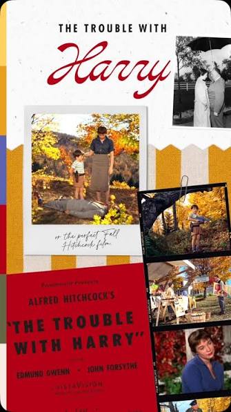 Fall Watch - The Trouble with Harry (1955) 🍁🎬, Who doesn’t crave a little  cozy, small-town murder surrounded by jewel-toned autumn foliage, languid  shots of idyllic Vermont settings, menus of ...