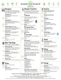 Black And White Shake Shake Shack Shake Shack Shake Shack Shake Shack Menu Shakes