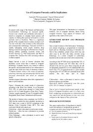 Computer crime investigation & computer forensics. Pdf Use Of Computer Forensics And Its Implications Samanthi Wickramasinghe And Sunesh Hettiarachchi Academia Edu