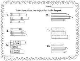 Measurement Length Math In Focus Everyday Math Kindergarten Worksheets