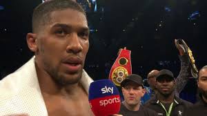 Anthony Joshua responds to critics who say he ducked Wilder