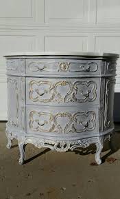 French Provincial Buffet With Marble Top Painted With Annie Sloan Chalk Grey Painted Furniture Annie Sloan Chalk Paint Paris Grey Chalk Paint Furniture