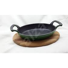 We did not find results for: Lava Metal Cast Iron Pan 19x14cm With Wooden Base Green Pan Alzashop Com
