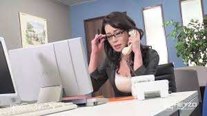 Rei Kitajima, great office sex. Rimming. Piss NO MOSAIC!