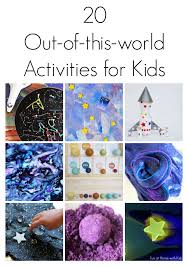 20 Outer Space Themed Activities For Kids Space Activities Space Crafts Activities For Kids