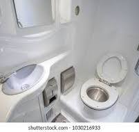 Luxury Bus Coach Interior Toilet Views