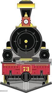 Vector Illustration Of A Cartoon Train Engine In A Wild West Style Train Drawing Train Illustration Train Posters