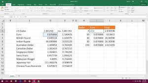 How To Add Real Time Currency Converter In Excel Sheet Calculate Currency Update