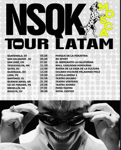 Nsqk | nos vamos de gira. mundial. ahí te veo? nsqk.com | Instagram