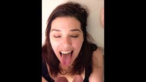 Just a facial - Shy Lynn tongue out massive facial spray