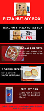 Pizza Hut My Box Pizza Hut Personal Pizza Delicious Pizza