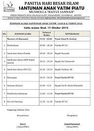 Bahkan dalam agama islam kegiatan menyantuni anak yatim merupakan. Download Contoh Kata Sambutan Ketua Panitia Acara Santunan Anak Yatim