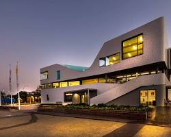 Bondi Surf Lifeguard Club at night