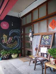 坐坐咖啡zuo zuo cafe ladder decor coffee shop home decor