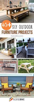 45 Diy Outdoor Furniture Projects To Beautify Your Outdoor Space In 2021 Diy Outdoor Furniture Diy Outdoor Decor Diy Outdoor