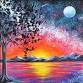Blacklight  Vibrant Sunset Galaxy ADD CANDLES event image