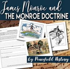James Monroe And The Monroe Doctrine Cartoon Analysis Monroe Doctrine James Monroe Teaching Us History