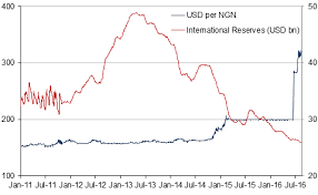 Nigeria Exchange Rate August 2016