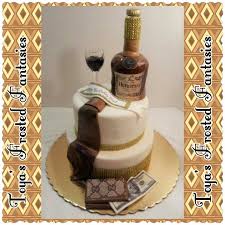 30th Birthday Cake For Him Alcohol Hennessey Themed Birthday Cake 21st Birthday Cakes Birhday Cake Cake