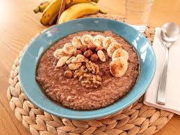 Rezept Porridge Mit Banane Und Nussen 40iron Rezept In 2020 Rezepte Lebensmittel Essen Porridge