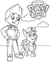 100+ free paw patrol colouring sheets & pictures to color. Ryder And Chase To Color Paw Patrol New Coloring Page Paw Patrol Coloring Pages Paw Patrol Coloring Chase Paw Patrol