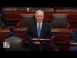 Watch Live Majority Leader Mitch Mcconnell Speaks On Senate Floor After House Impeachment Vote Youtube