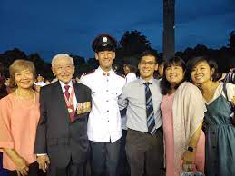 Sorry dear neighbours im high on caffeine and was skipping rope at 3am. S Pore S 1st Chief Of Defence Force S Grandson Commissioned As Officer With Proud Grandfather Looking On Mothership Sg News From Singapore Asia And Around The World