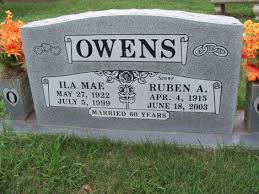 Ila Mae “Mae” Cooksey Owens (1922-1999)