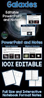 Introduce Or Help Your Students Review The 3 Types Of Galaxies Spiral Elliptical And Irregular With Hr Diagram Earth Science Middle School Chemical Changes