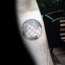 164 marine corp order on tattoos; 80 Globe Tattoo Designs For Men Traveler Ink Ideas