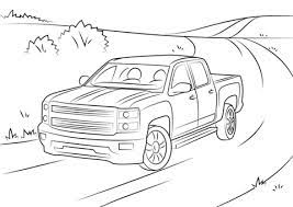 We know that the readers of coloringpagez.com love trucks very much, they very often asked for more coloring pages related to this type of transport. Chevy Pickup Truck Coloring Pages Coloring Walls