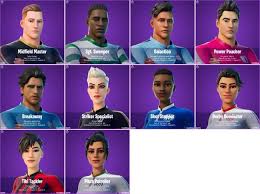 Midfield master skin is a epic fortnite outfit from the kickoff set. Soccer Skins Just Got Decrypted Via Shiinabr Fortniteleaks