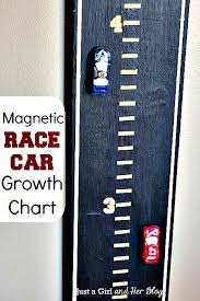 how to make a magnetic race car growth chart diy home