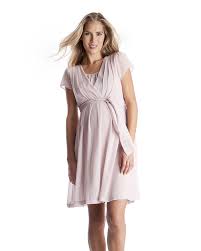 Abito lungo scollo av con paillettes manica corta abito premaman rosa. Seraphine Jodie Abito Premaman E Allattamento Elegante Chiffon Rosa Malva Donna